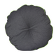 Rund pude - Denim & Green