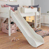 Loke Halbhohes Bett mit Rutsche