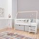 Nanna Kinderbett mit hohen Schubladen