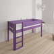 Frej mid-height bed-90*160cm-Purple - 31