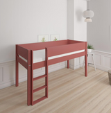 Frej mid-height bed-90*160cm-Rusty red - 35