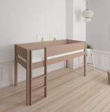 Frej mid-height bed-90*160cm-Cafélatte - 55