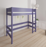 Gefion Hochbett für Kinder - 90*160cm - Hellviolett - 26