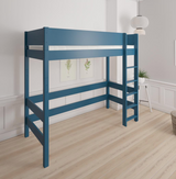 Gefion Hochbett für Kinder - 90*160cm - Aquablau - 41