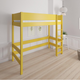 Gefion Hochbett für Kinder - 90*160cm - Currygelb - 43