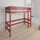 Gefion Hochbett für Kinder - 90*160cm - Rostrot - 35