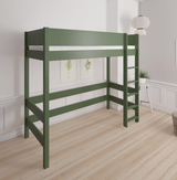 Gefion Hochbett für Kinder - 90*160cm - Dunkelgrün - 53