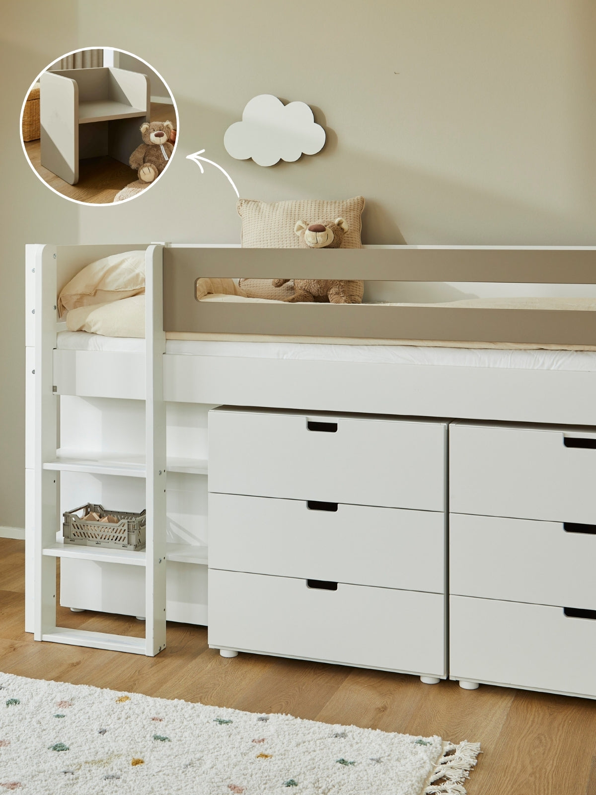 Smart storage for the children's room 💙