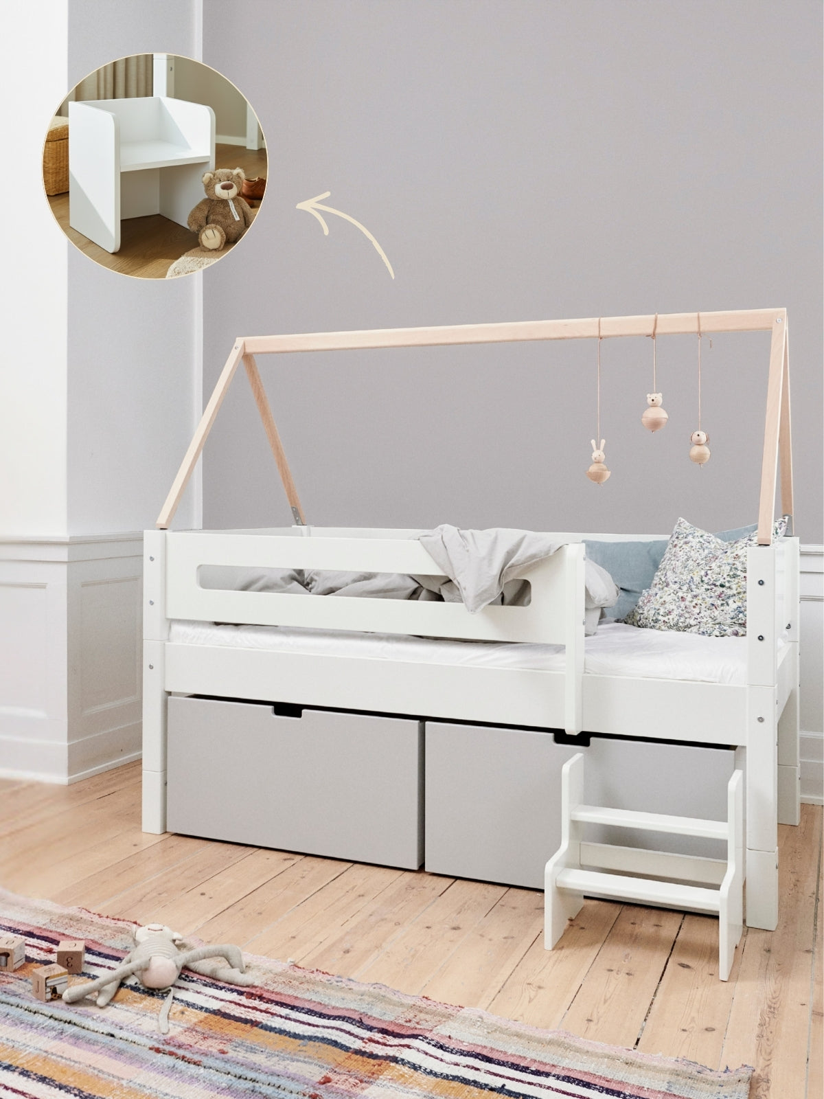 Smart storage for the children's room 💙