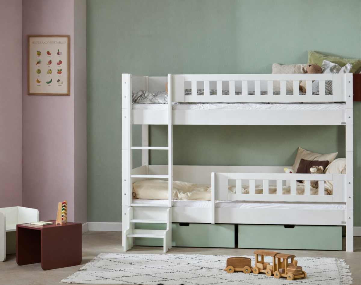 Læringsplakat til børn "Fruits and Vegetables" - inkl. egetræsramme