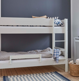 Huxie hvid køjeseng med sikkerhedshest og stige