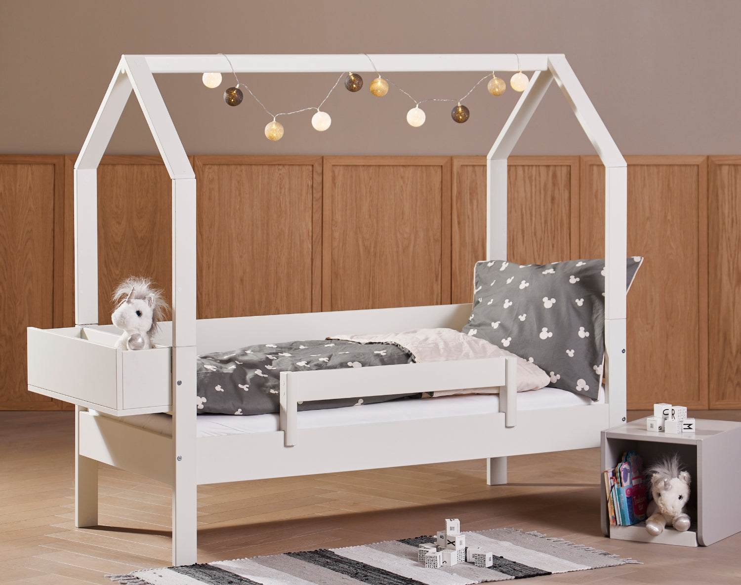 Huxie himmelseng i massivt træ fra Manis-h