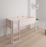 Frej mid-height bed-90*200cm-Light rose - 24