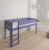 Frej mid-height bed-90*200cm-Light purple - 26