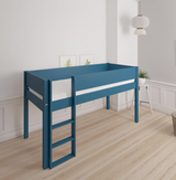 Frej mid-height bed-90*200cm-Aqua blue - 41