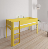 Frej mid-height bed-90*200cm-Curry yellow - 43