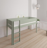 Frej mid-height bed-90*200cm-Light green - 54