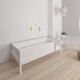 Odin children's bed with safety rail-90*200cm-White - 1