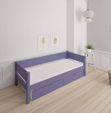 Sif children's bed with drawers - 90*160cm - Light purple - 26