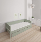 Sif children's bed with drawers - 90*160cm - Light green - 54