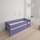 Mimer children's bed with sideboard and drawers - 90*200cm - Light purple - 26