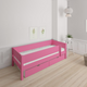 Mimer children's bed with sideboard and drawers - 90*200cm - Pink - 32