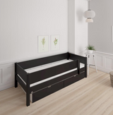 Mimer children's bed with sideboard and drawers - 90*200cm - Black - 39