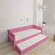 Liv pull-out bed - out bed - 90*200cm - Pink - 32