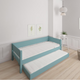 Liv pull-out bed - out bed - 90*200cm - Petroleum - 40