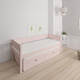 Luna udtræksseng med skuffer - out bed with drawers - 90*200cm - Light rose - 24