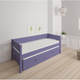 Luna pull-out bed with drawers - 90*200cm - Light purple - 26