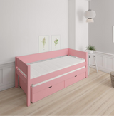 Luna pull-out bed with drawers - out bed with drawers - 90*200cm - Rose - 30