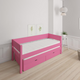 Luna pull-out bed with drawers - out bed with drawers - 90*200cm - Pink - 32