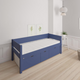 Nanna children's bed with high drawers - 90*160cm - Denim blue - 21