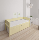 Nanna børneseng med høje skuffer - 90*200cm - Sunny yellow - 44