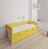 Nanna children's bed with high drawers - 90*160cm - Curry yellow - 43