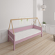 Saga children's bed with beech bed frame - 90*160cm - Dusty rose - 25