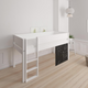 Dea half-height children's bed with chalkboard - 90*160cm - Snow white - 11