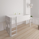 Sol halvhøj børneseng med boldtavle - height children's bed with ballboard - 90*160cm - White - 1