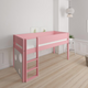 Sol half-height children's bed with ballboard - height children's bed with ballboard - 90*160cm - Rose - 30