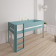Sol halvhøj børneseng med boldtavle - height children's bed with ballboard - 90*160cm - Petroleum - 40