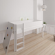 Borr half-height children's bed with climbing wall - height bed with climbing wall - 90*200cm - White - 1
