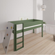 Borr half-height children's bed with climbing wall - height bed with climbing wall - 90*200cm - Dark green - 53
