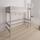 Gefion high bed for children - 90*160cm - Silver - 23