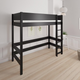 Gefion high bed for children - 90*200cm - Black - 39
