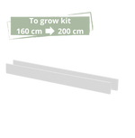 To Grow Kit 2 sengesider (160 cm seng til 200 cm seng) - Cafélatte - 55